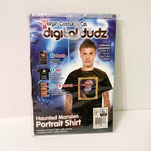 Morph Costume Digital Dudz Haunted Mansion Portrait Shirt Size XL Adult